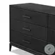 Rosenell Black Oak Veneer 6 Drawer Dresser