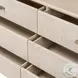 Rosenell Natural Paper Cord 6 Drawer Dresser