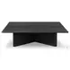 Rosenell Black Oak Veneer Square Coffee Table