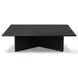 Rosenell Black Oak Veneer Square Coffee Table