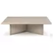 Rosenell Natural Oak Veneer Square Occassional Table Set