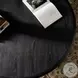 Rosenell Black Oak Veneer Round Coffee Table