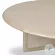 Rosenell Natural Oak Veneer Round Coffee Table
