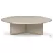 Rosenell Natural Oak Veneer Round Coffee Table