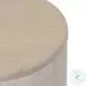 Rosenell Natural Oak Veneer Round End Table