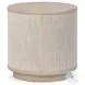 Rosenell Natural Oak Veneer Round End Table