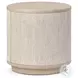 Rosenell Natural Oak Veneer Round End Table