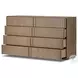 Leo Rustic Grey Panel Bedroom Set