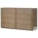 Leo Rustic Grey Panel Bedroom Set
