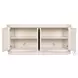 Amelia Ivory Painted Linen 4 Door Sideboard