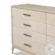 Rosenell Natural Oak Veneer 8 Drawer Dresser