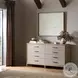 Rosenell Natural Oak Veneer 8 Drawer Dresser