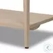 Rosenell Natural Oak Veneer 78" Console Table