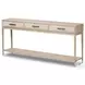 Rosenell Natural Oak Veneer Round Occassional Table Set