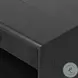 Rosenell Black Oak Veneer Open 1 Drawer Nightstand