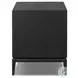 Rosenell Black Oak Veneer Open 1 Drawer Nightstand