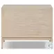Rosenell Natural Oak Veneer Open 1 Drawer Nightstand