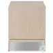 Rosenell Natural Oak Veneer Open 1 Drawer Nightstand