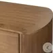 Paden Seasoned Brown Acacia 6 Drawer Dresser
