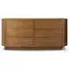 Paden Seasoned Brown Acacia 6 Drawer Dresser