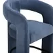 Malone Denim Blue Performance Fabric Upholstered Counter Height Stool