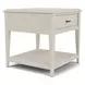 Carmella Pebble Oak Square End Table
