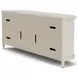 Carmella Pebble Oak 78" TV Stand