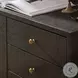 Fiona Black Raffia 72" Media Console