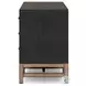 Fiona Black Raffia 72" Media Console