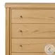 Roark Amber Oak Tall 5 Drawer Dresser