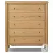 Roark Amber Oak Tall 5 Drawer Dresser