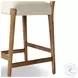Rothler Alcala Wheat Performance Fabric Counter Height Stool