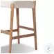 Rothler Alcala Wheat Performance Fabric Bar Stool