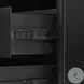 Soto Black Large 2 Drawer Nightstand