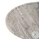 Viola Antique White Marble Round End Table