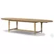 Blinn Worn Oak Veneer Leaf 88" Extendable Oval Dining Table