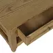 Brentwood Cascade Oak Rectangular Cocktail Table with 2 Drawers