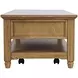 Brentwood Cascade Oak Rectangular Cocktail Table with 2 Drawers