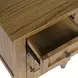 Brentwood Cascade Oak End Table with USB Charging