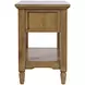 Brentwood Cascade Oak Rectangular Chairside End Table