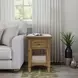 Brentwood Cascade Oak Rectangular Chairside End Table