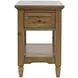 Brentwood Cascade Oak Rectangular Chairside End Table