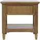 Brentwood Cascade Oak Rectangular Chairside End Table