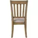 Brentwood Flax and Cascade Oak Upholstered Dining Chair Set of 2