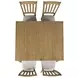 Brentwood Cascade Oak Extendable Rectangular Dining Table