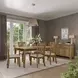 Brentwood Flax and Cascade Oak Upholstered Dining Chair Set of 2
