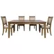 Brentwood Cascade Oak Extendable Rectangular Dining Table
