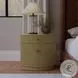 Olivia Green 1 Drawer Nightstand