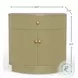 Olivia Green 1 Drawer Nightstand