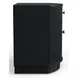 Olivia Black 1 Drawer Nightstand